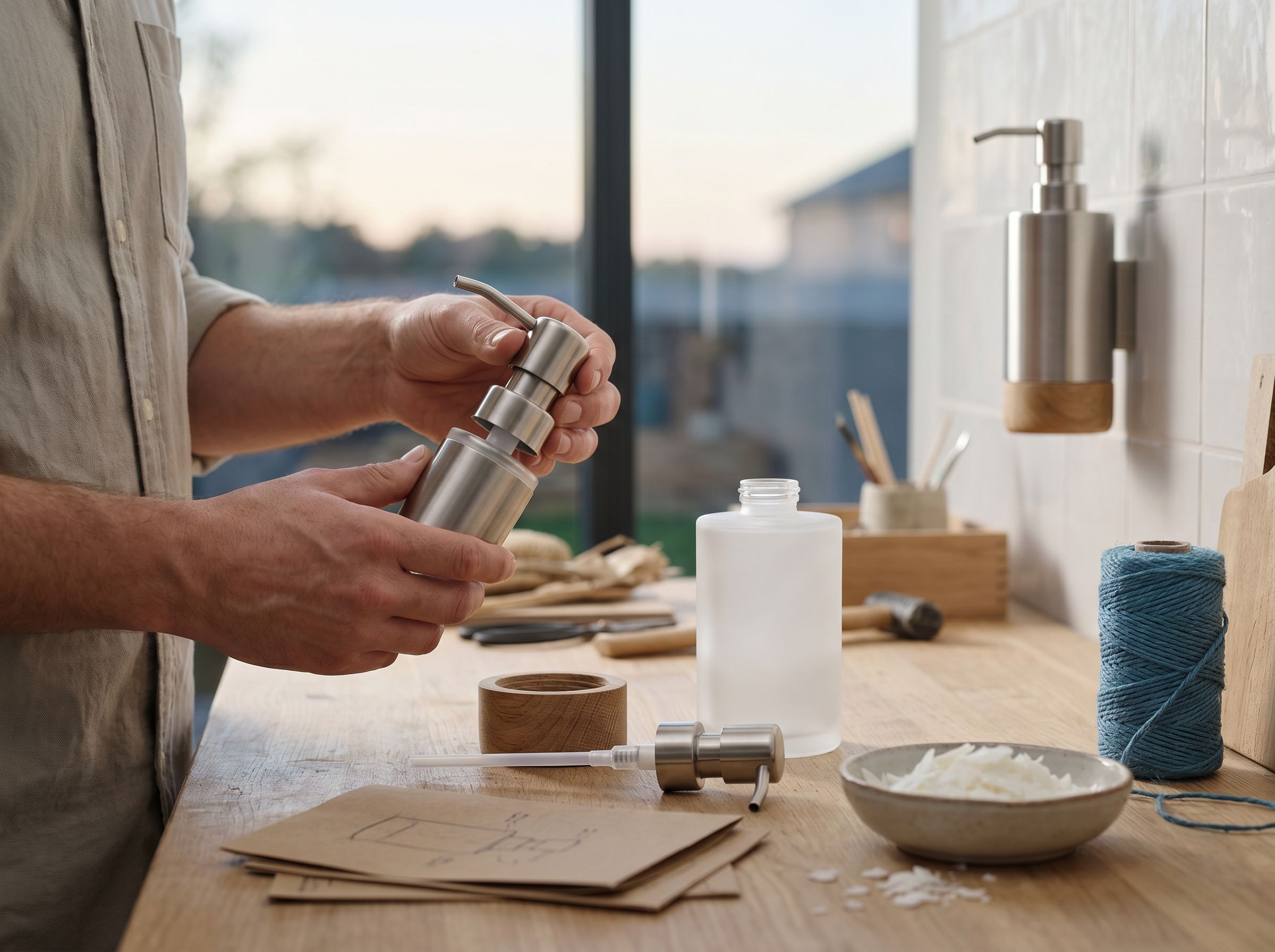 Assemblage et contrôle qualité d'un distributeur en inox brossé